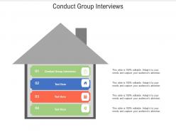 Conduct group interviews ppt powerpoint presentation inspiration structure cpb
