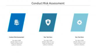 Conduct risk assessment ppt powerpoint presentation portfolio information cpb