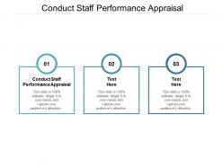 Conduct staff performance appraisal ppt powerpoint presentation styles examples cpb