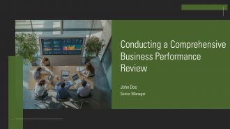 Conducting A Comprehensive Business Performance Review PPT Graphics AT