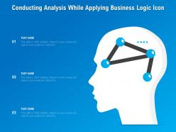 Conducting Analysis While Applying Business Logic Icon