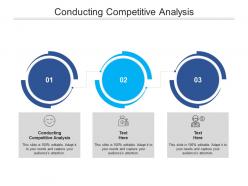 Conducting competitive analysis ppt powerpoint presentation picture cpb