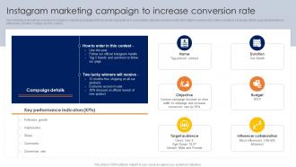 Conducting Competitor Analysis Instagram Marketing Campaign To Increase Conversion Rate MKT SS V