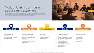 Conducting Competitor Analysis Product Launch Campaign To Capture New Customers MKT SS V