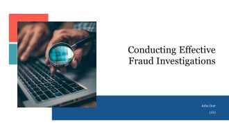 Conducting Effective Fraud Investigations PPT Graphics AT
