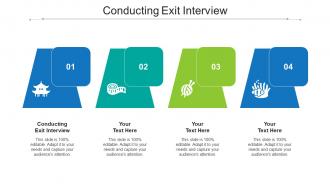 Conducting Exit Interview Ppt Powerpoint Presentation Professional Slides Cpb
