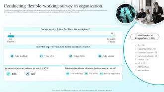 Conducting Flexible Working Survey In Developing Flexible Working Practices To Improve Employee