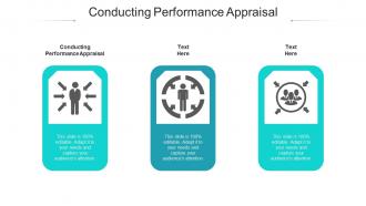 Conducting performance appraisal ppt powerpoint presentation model background designs cpb