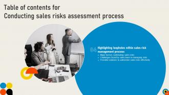 Conducting Sales Risks Assessment Process Powerpoint Presentation Slides V Content Ready Pre-designed