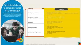 Conducting Sales Risks Assessment Process Powerpoint Presentation Slides V Downloadable Pre-designed