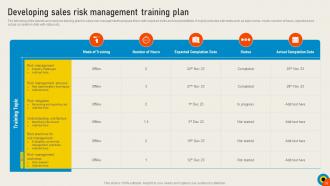 Conducting Sales Risks Assessment Process Powerpoint Presentation Slides V Informative Pre-designed