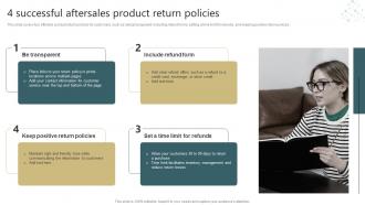Conducting Successful Customer 4 Successful Aftersales Product Return Policies