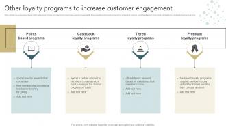 Conducting Successful Customer Other Loyalty Programs To Increase Customer Engagement