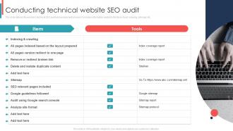 Conducting Technical Website SEO Audit SEO Marketing To Boost Business Sales