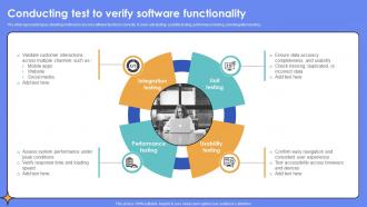 Conducting Test To Verify Software Functionality Storyboard SS PPT Example