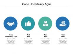 Cone uncertainty agile ppt powerpoint presentation styles deck cpb