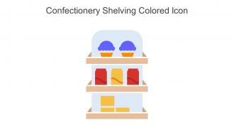 Confectionery Shelving Colored Icon In Powerpoint Pptx Png And Editable Eps Format