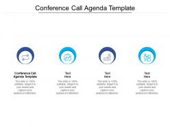 Conference call agenda template ppt powerpoint presentation icon picture cpb
