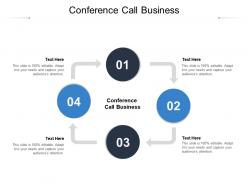 Conference call business ppt powerpoint presentation inspiration graphics example cpb