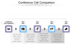 Conference call comparison ppt powerpoint presentation infographic template graphics cpb