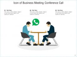 Conference call icon conversation interview teamwork business employees computer