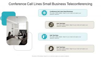 Conference Call Lines Small Business Teleconferencing In Powerpoint And Google Slides Cpb