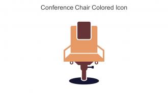 Conference Chair Colored Icon In Powerpoint Pptx Png And Editable Eps Format