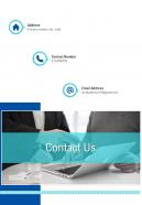 Conference Event Venue Proposal Contact Us One Pager Sample Example Document