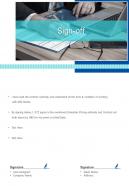 Conference Event Venue Proposal Sign Off One Pager Sample Example Document
