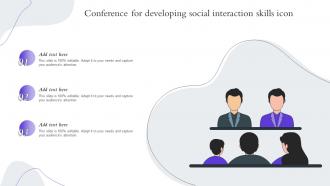Conference For Developing Social Interaction Skills Icon