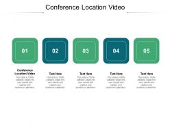 Conference location video ppt powerpoint presentation styles slides cpb