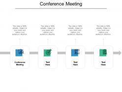 Conference meeting ppt powerpoint presentation show graphics example cpb