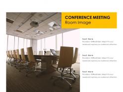 Conference meeting room image