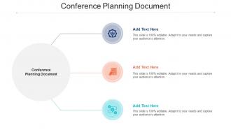 Conference Planning Document Ppt Powerpoint Presentation Background Cpb