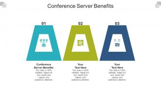Conference server benefits ppt powerpoint presentation show slides cpb