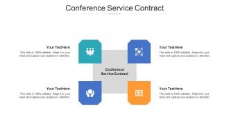 Conference service contract ppt powerpoint presentation layouts themes cpb