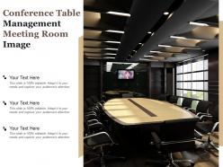 Conference table management meeting room image