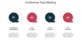Conference Type Meeting Ppt Powerpoint Presentation Styles Layout Ideas Cpb