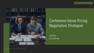 Conference Venue Pricing Negotiation Strategies PPT Graphics AT
