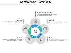 Conferencing community ppt powerpoint presentation model files cpb