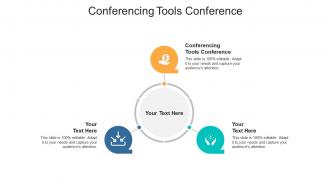 Conferencing tools conference ppt powerpoint presentation icon display cpb