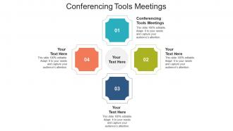 Conferencing tools meetings ppt powerpoint presentation icon design inspiration cpb