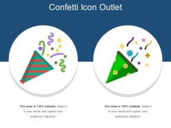 Confetti icon outlet