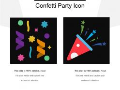 Confetti party icon