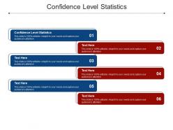 Confidence level statistics ppt powerpoint presentation file guidelines cpb