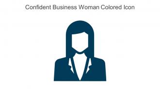 Confident Business Woman Colored Icon In Powerpoint Pptx Png And Editable Eps Format
