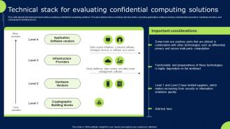 Confidential Cloud Computing Technical Stack For Evaluating Confidential Computing Solutions