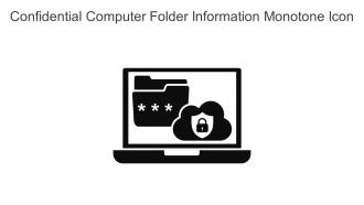 Confidential Computer Folder Information Monotone Icon In Powerpoint Pptx Png And Editable Eps Format