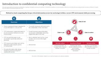 Confidential Computing Consortium Introduction To Confidential Computing Technology