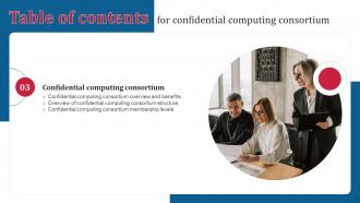 Confidential Computing Consortium Powerpoint Presentation Slides Pre-designed Best